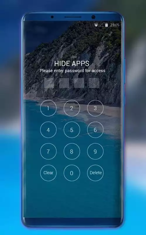 Play Theme for Poco F1 summer blue sea mountains