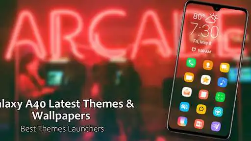 Play Theme for Samsung Galaxy A40 as an online game Theme for Samsung Galaxy A40 with UptoPlay