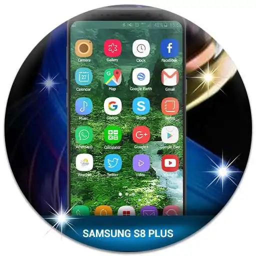 Run free android online Theme for Samsung S8 Plus, Launcher for Galaxy s8 APK