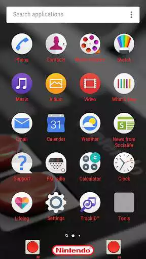 Play Theme fusion NPad for XPERIA as an online game Theme fusion NPad for XPERIA with UptoPlay