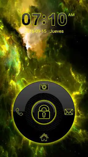 Play THEME GO LOCKER SPACE YELLOW  and enjoy THEME GO LOCKER SPACE YELLOW with UptoPlay