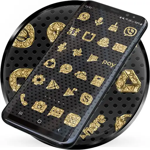 Play Theme Launcher - Gold Rocks APK Play Theme Launcher - Gold Rocks APK