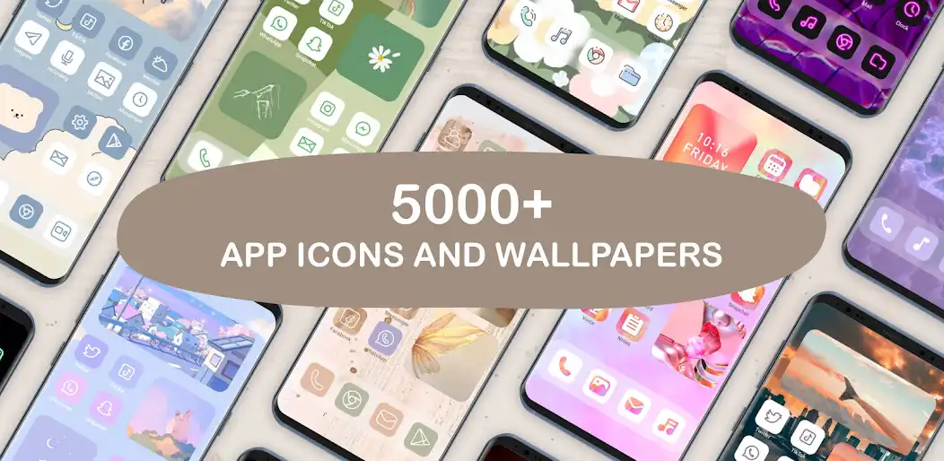Play Themepack - App Icons, Widgets as an online game Themepack - App Icons, Widgets with UptoPlay