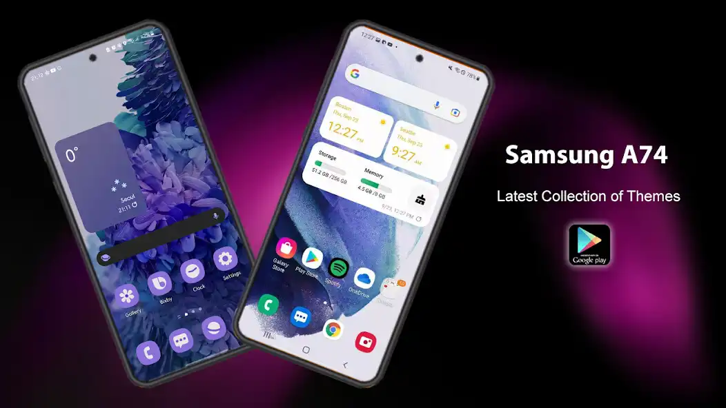 Play Themes for Samsung A74 as an online game Themes for Samsung A74 with UptoPlay