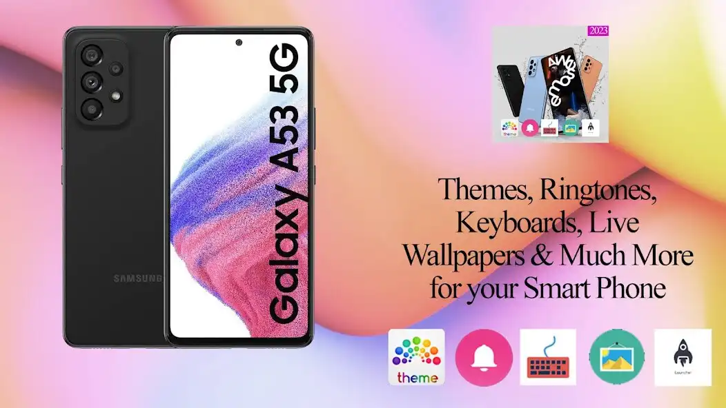 Play Themes for Samsung Galaxy A53 as an online game Themes for Samsung Galaxy A53 with UptoPlay