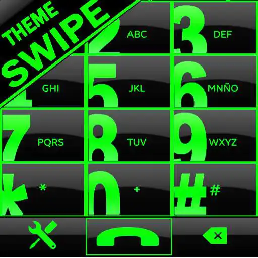 Play THEME SWIPE DIALER BIG BLACK GREEN APK Play THEME SWIPE DIALER BIG BLACK GREEN APK