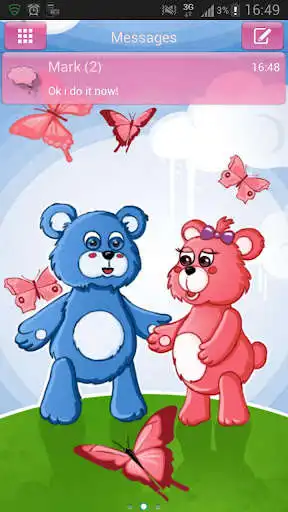 Play Theme Teddy Bears GO SMS Pro  and enjoy Theme Teddy Bears GO SMS Pro with UptoPlay