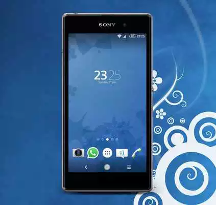 Play Theme XperiaCan - World (blue)