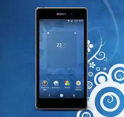 Play Theme XperiaCan - World (blue)