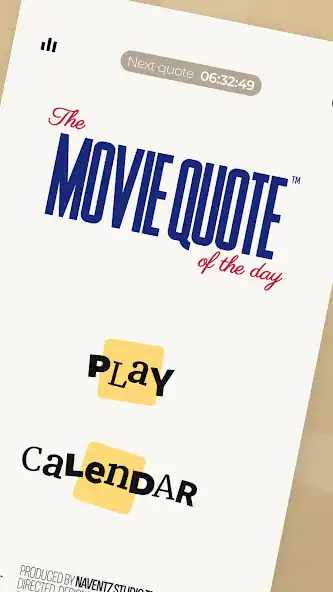 Play The Movie Quote of the Day as an online game The Movie Quote of the Day with UptoPlay