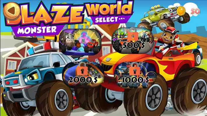 Play The new Blaze and Monster Truck 4x4 Racing 2018