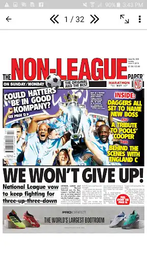 Play The Non-League Paper as an online game The Non-League Paper with UptoPlay