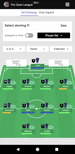 Play The Open League as an online game The Open League with UptoPlay