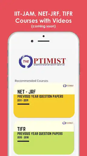 Play The Optimist Classes - NET-JRF/IIT-JAM/GATE/JEE  and enjoy The Optimist Classes - NET-JRF/IIT-JAM/GATE/JEE with UptoPlay