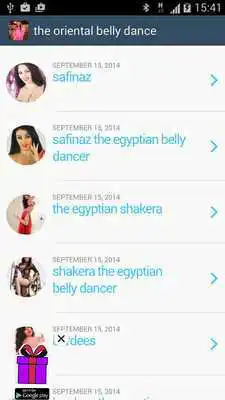 Play the oriental belly dance