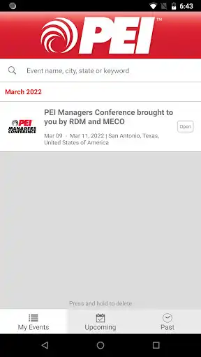 Play The PEI Event App as an online game The PEI Event App with UptoPlay