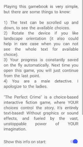 Play The Perfect Crime (DEMO)