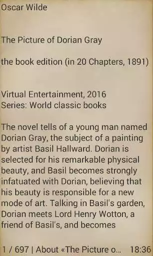 Play The Picture of Dorian Gray as an online game The Picture of Dorian Gray with UptoPlay