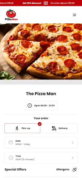 Play The Pizza Man- Derby  and enjoy The Pizza Man- Derby with UptoPlay