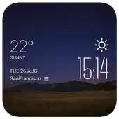 Free play online The plain night weather widget APK Free play online The plain night weather widget APK