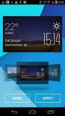Play The plain night weather widget
