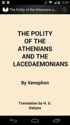 Play The Polity of the Athenians