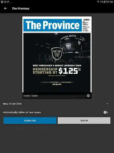 Play The Province ePaper as an online game The Province ePaper with UptoPlay