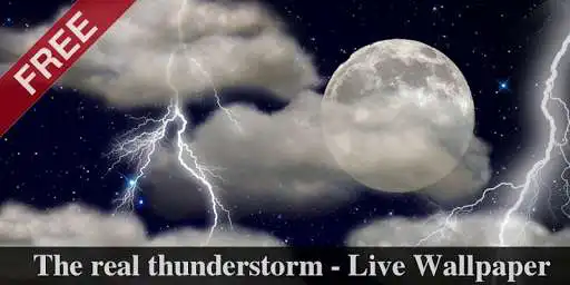 Play The real thunderstorm - LWP  and enjoy The real thunderstorm - LWP with UptoPlay