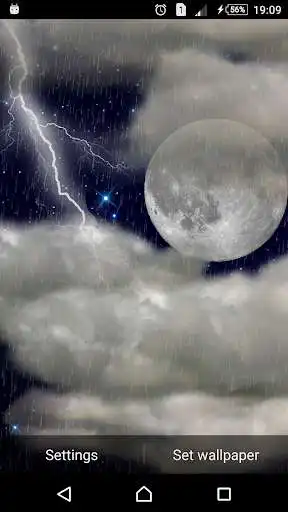 Play The real thunderstorm - LWP as an online game The real thunderstorm - LWP with UptoPlay