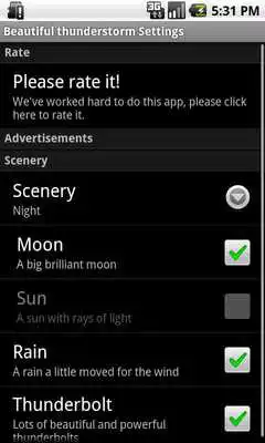 Play The real thunderstorm - LWP Play The real thunderstorm - LWP