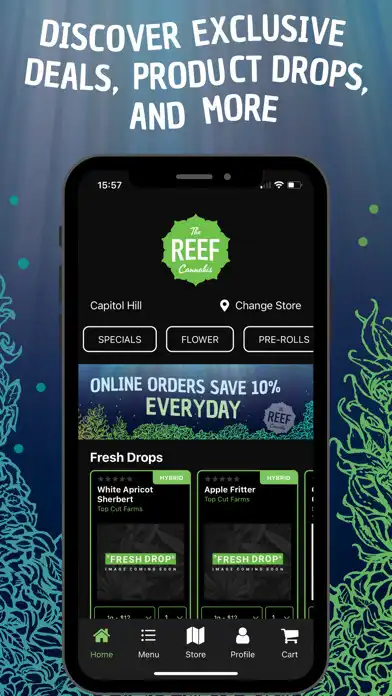 Play The Reef Cannabis as an online game The Reef Cannabis with UptoPlay