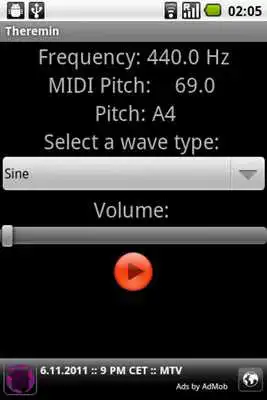 Play Theremin synth