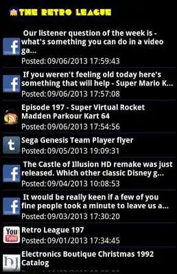 Play The Retro League Podcast Play The Retro League Podcast