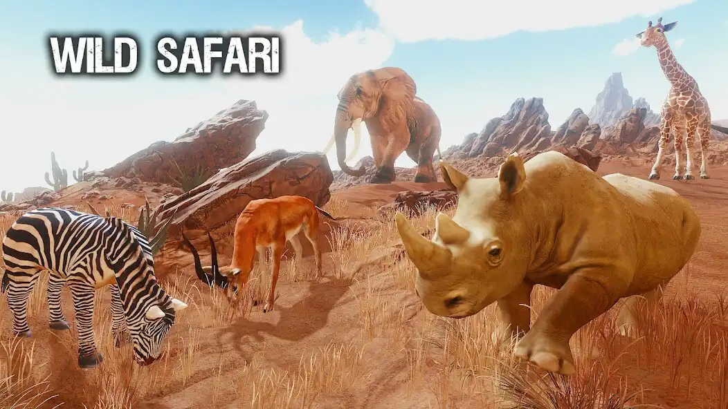 Play The Rhino - Animal Simulator  and enjoy The Rhino - Animal Simulator with UptoPlay