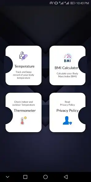 Play Thermometer for Fever - Body Temperature Gun Diary as an online game Thermometer for Fever - Body Temperature Gun Diary with UptoPlay