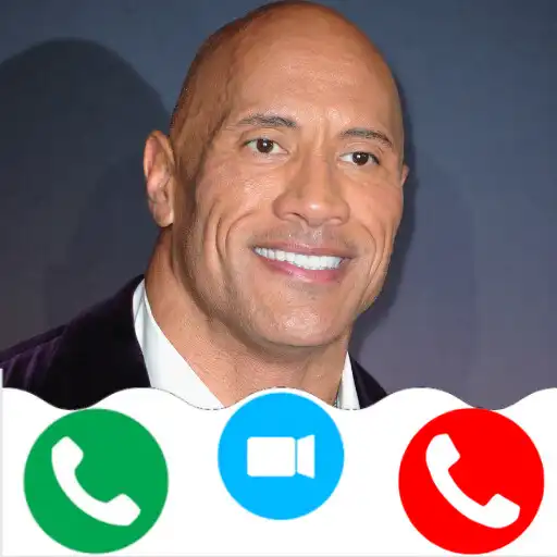 Play The Rock fake video call APK