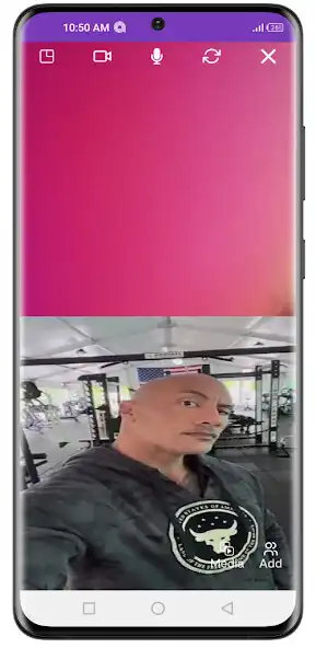 Play The Rock fake video call as an online game The Rock fake video call with UptoPlay