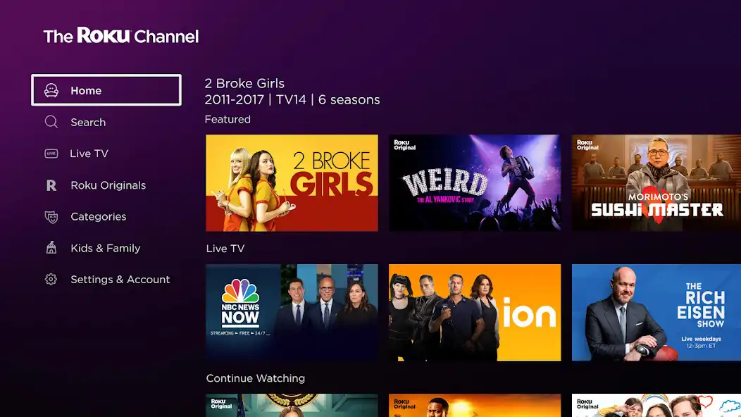 Play The Roku Channel  and enjoy The Roku Channel with UptoPlay