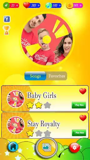 Play The Royalty Family Piano tiles  and enjoy The Royalty Family Piano tiles with UptoPlay
