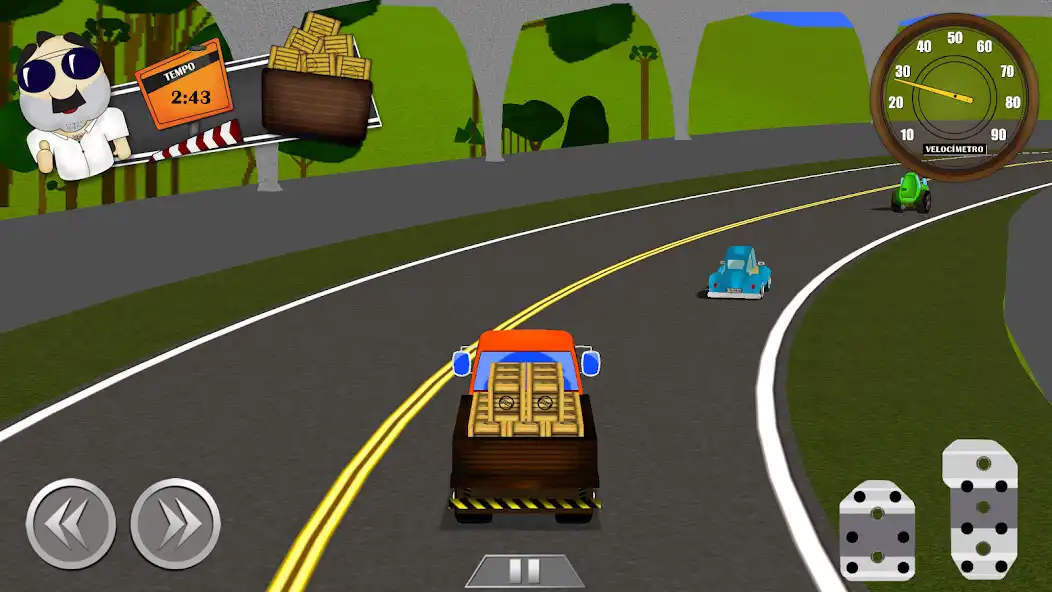 Play The Safe Trucker as an online game The Safe Trucker with UptoPlay