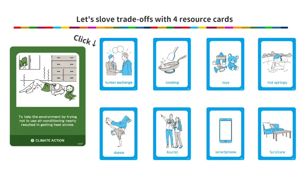 Play THE SDGs Action cardgame X as an online game THE SDGs Action cardgame X with UptoPlay