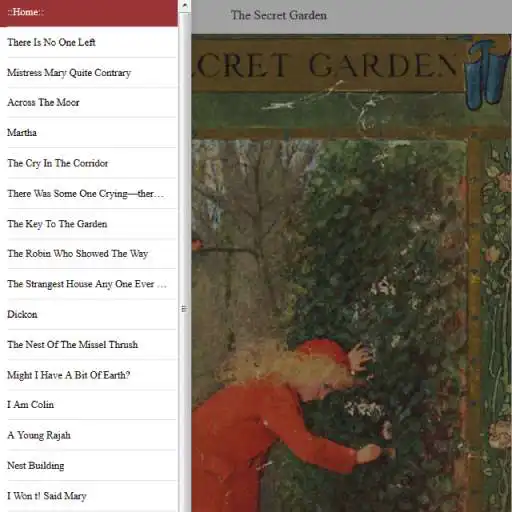 Play The Secret Garden novel by Frances Hodgson Burnett as an online game The Secret Garden novel by Frances Hodgson Burnett with UptoPlay