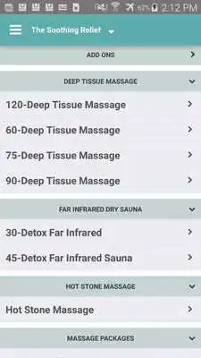 Play The Soothing Relief Massage