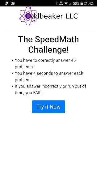 Play The SpeedMath Challenge  and enjoy The SpeedMath Challenge with UptoPlay