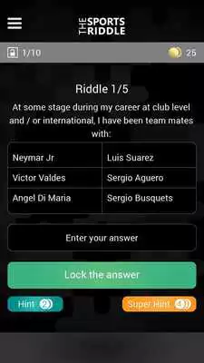 Play The Sports Riddle : Football
