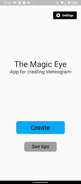 Play The Stereogram/Magic Eye as an online game The Stereogram/Magic Eye with UptoPlay