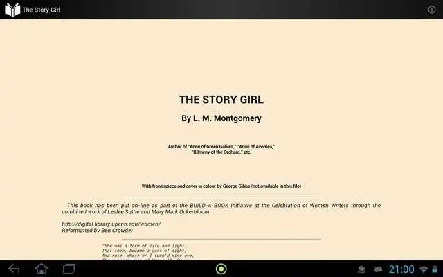 Play The Story Girl