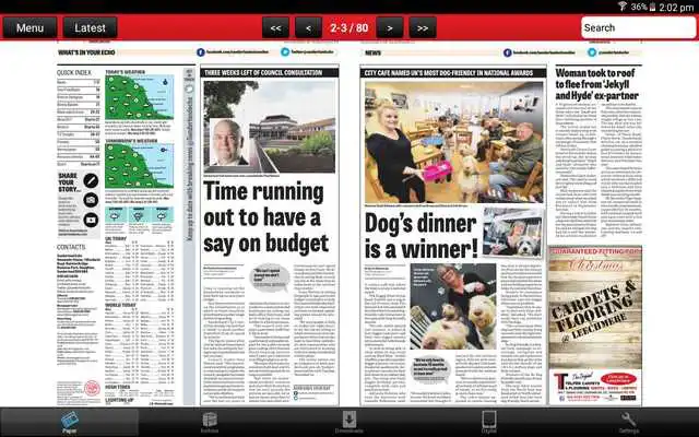 Play The Sunderland Echo Newspaper