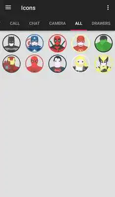 Play The Superhero-Icon Pack/Theme