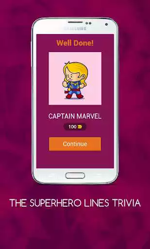 Play THE SUPERHERO LINES TRIVIA as an online game THE SUPERHERO LINES TRIVIA with UptoPlay